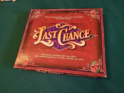 $26.34 • Buy Vintage Last Chance Dice Board Game Milton Bradley 1995 Complete 