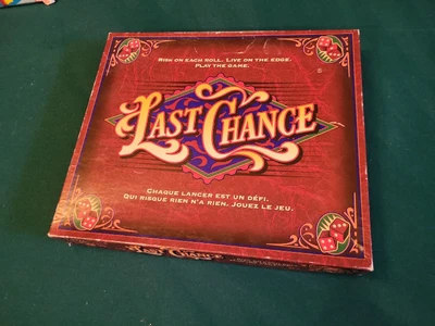 $26.34 • Buy Vintage Last Chance Dice Board Game Milton Bradley 1995 Complete 