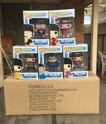 The Beatles Yellow Submarine - 2012  Funko Pop Vinyls Rare!! • $900