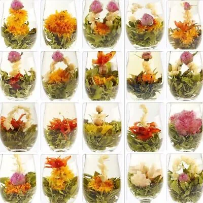$14.99 • Buy Chinese Blooming Flower Tea Natural Handmade 20 Pcs Flower Tea Ball Herbal Tea