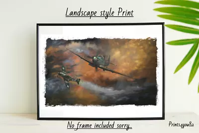 £3.99 • Buy Spitfire A4 Print Poster Picture Unframed Wall Art Home Decor New Gift World War