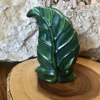 Haeger Pottery Drip Leaf Vase | Woodland Decor | Cottage Core | #A144 • $22