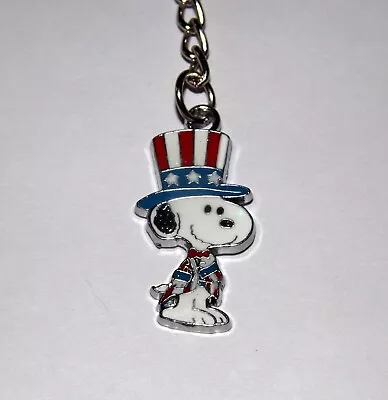£3.49 • Buy Retro Uncle Sam American Flag 'joe Cool' Snoopy Keyring