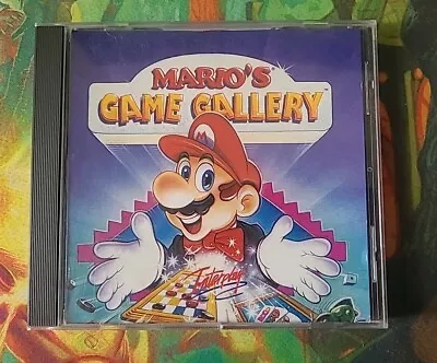 Interplay Nintendo MARIO’S GAME GALLERY PC CD-Rom 1994 Case Disk See Pictures • $50