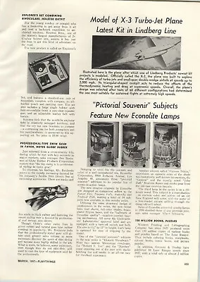 1957 PAPER AD Article Econolite Action Animated Lamps Niagra Falls Tropical Fish • $14.97