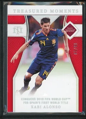 2022 Xabi Alonso 05/99 Panini National Treasures Fifa Road To World Cup • $17.99