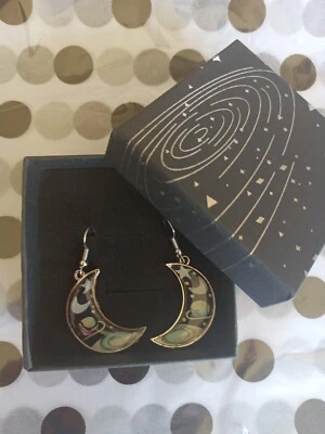 $13 • Buy Moon And Star Dangle Earrings