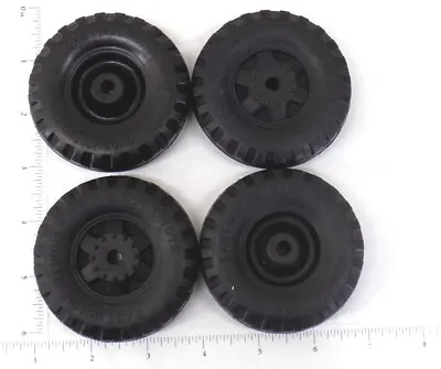 Set Of 4 Buddy L 53 Ford Style Rubber Wheel/Tire Replacement Toy Parts BLP-017-4 • $38