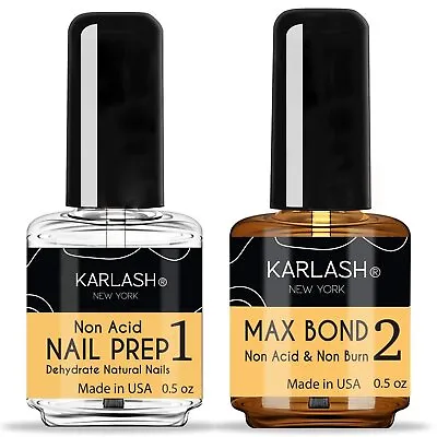 Karlash Pro Gold Nail Prep Dehydrator And Primer Protein Bond 0.5oz Non Acid • $11.95