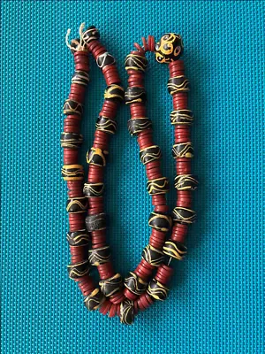Antique Venetian Strand Of African Trade Beads For Jewelry Making • $60