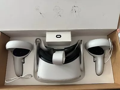 Meta Oculus Quest 2 All-In-One VR Headset White 64GB Boxed • $270