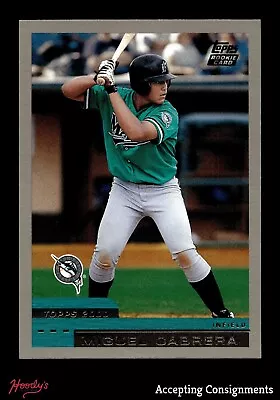 2000 Topps Traded #T40 Miguel Cabrera ROOKIE RC MARLINS • $46