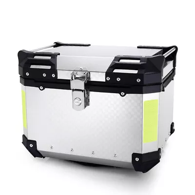 Motorcycle 45 L Black Trunk Top Case Waterproof Tour Tail Box Luggage Storage • $83.30