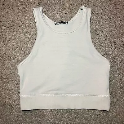 Zara Tan Crop Top Tank Top Size Medium • $20