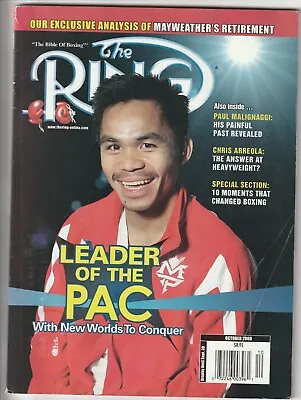 $25 • Buy The Ring Magazine Manny Pacquiao Cover October 2008