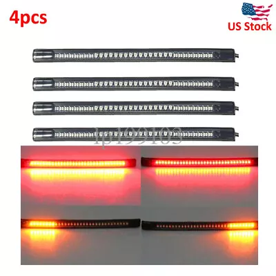 4PCS LED Strips Tail Brake Light For Yamaha V-Star XVS 650 950 1100 1300 Classic • $15.81