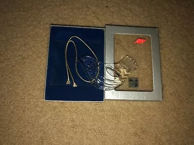 $8.99 • Buy 1996 Mikasa Crystal Turtle Dove Christmas Tree Ornament Nib