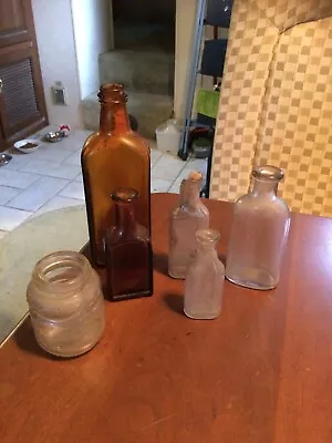 Vintage Medicine Bottles Ink Jar Lot • $0.99