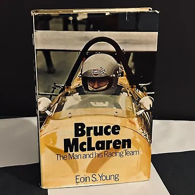 BRUCE McLAREN THE MAN AND HIS RACING TEAM OUT OF PRINT BOOK F1 CAN-AM M9 M6GT • £35