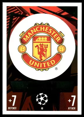 2023-24 Topps Match Attax #46 Club Badge Manchester United • $1.75
