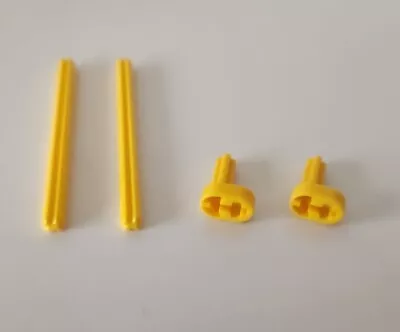 Lego Technic Yellow Engine Crankshaft (2853) And 7L Axle (44294) • $8.95