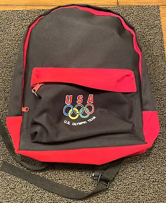 Innovo Official USA Olympic Backpack Bag Black Red • £17.34