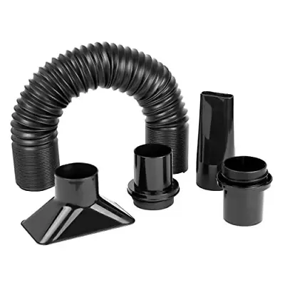 POWERTEC 70208V 2-1/4 Inch Dust Collection Flexible Hose 2.25 Inch Black  • $27.28