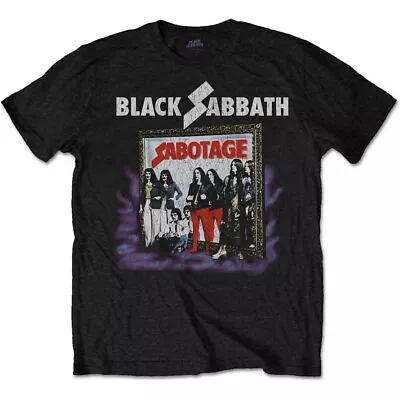 Black Sabbath Sabotage Vintage T-Shirt Black New • $21.96