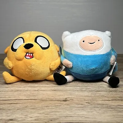 Jake The Dog And Finn The Human ~ Adventure Time Round Cartoon Network Plush Toy • £39.99