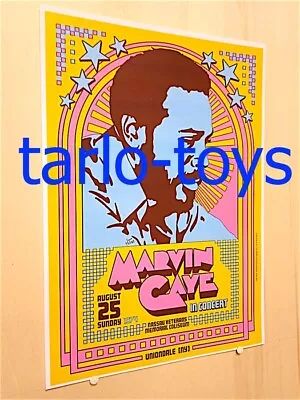 MARVIN GAYE  - Uniondale Us - 25 August 1974  Concert Poster • $19.99