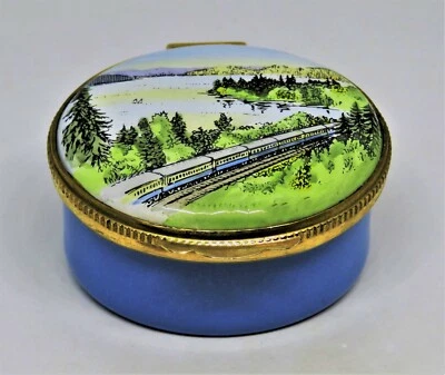 $99.99 • Buy Crummles English Enamel Box - Venice Simplon Orient Express & Crown - Trains