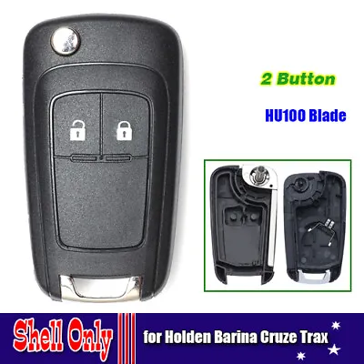 $10.90 • Buy 2 Button Flip Remote Key Shell Case Fob For Holden Barina TM Cruze Colorado RG