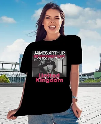 James Arthur T Shirt Unisex Bitter Sweet Love World Tour UK Size S-XXL Black • £20