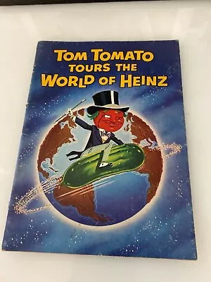 Heinz Aristocrat Tom Tomato Tours The World Activity Coloring Book Ketchup 1970 • $42.81