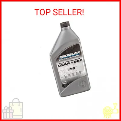 Quicksilver 858064Q01 SAE 90 High Performance Gear Lube  32 Oz • $19.87