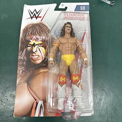 Ultimate Warrior WWE Mattel Wrestling Figure Basic Series 98 BNIB Free UK Post • £18.99