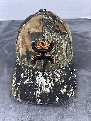 Fitted YOUTH Hooey Rodeo Cowboy Camo FlexFit Hat Cap See Measurements • $18.50