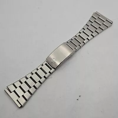 Vintage ZODIAC Watch Bracelet/watchband 26mm High Quality Stainless Steel 1970s • $185