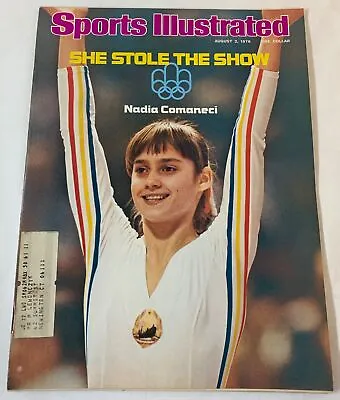 August 2 1976 Sports Illustrated ~ NADIA COMANECI Olympics Gymnastics • $7.95