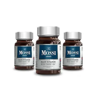 The Mossi London Hair Vitamin 3 X 120 Tablet (For 6 Months) FDA Approved • $104.50