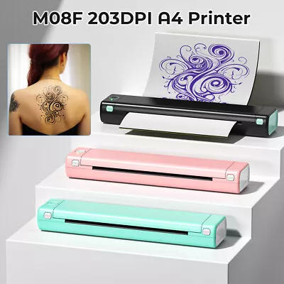 Wireless Tattoo Transfer Printer Portable Machine Clear Transfer Stencil Printer • $159.99