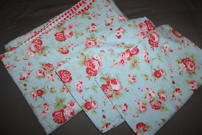 £19.99 • Buy Vintage Cath Kidston Blue Rosali Single Duvet Cover,2/a Pair Pillowcase,Bed Set