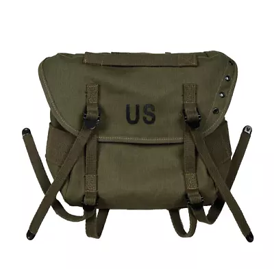 Vietnam War Us Army M1961 M1956 Butt Pack Canvas Belt Backpack Field Gear Props • $29.99