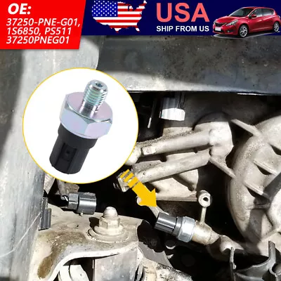 VTEC Oil Pressure Switch Sensor 37250-PNE-G01 For Honda CRV C-RV Accord Civic • $10.99