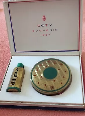 Coty Souvenir Box Compactperfume1937 • £70