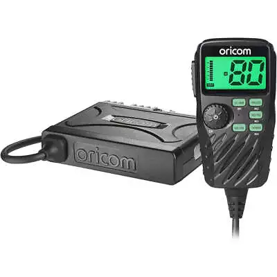 Oricom 5W Stealth UHF CB Radio 80 Channel W/ Remote Speaker Mic & Large LCD U... • $222.26