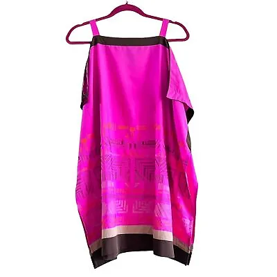Colleen Lopez  My Favorite Things  Pink Tunic Embroidered Summer Cover Up Size S • $25.99