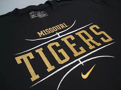 Nike MISSOURI TIGERS  T Shirt Football Basketball Adult XL  New WITH TAGS • $19.99