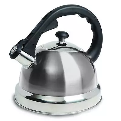 Mr. Coffee Claredale 2.2 Qt Stainless Steel Whistling Tea Kettle In Silver Home • $13.15