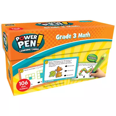 Teacher Created Resources Power Pen Learning Cards: Math Grade 3 • $21.19